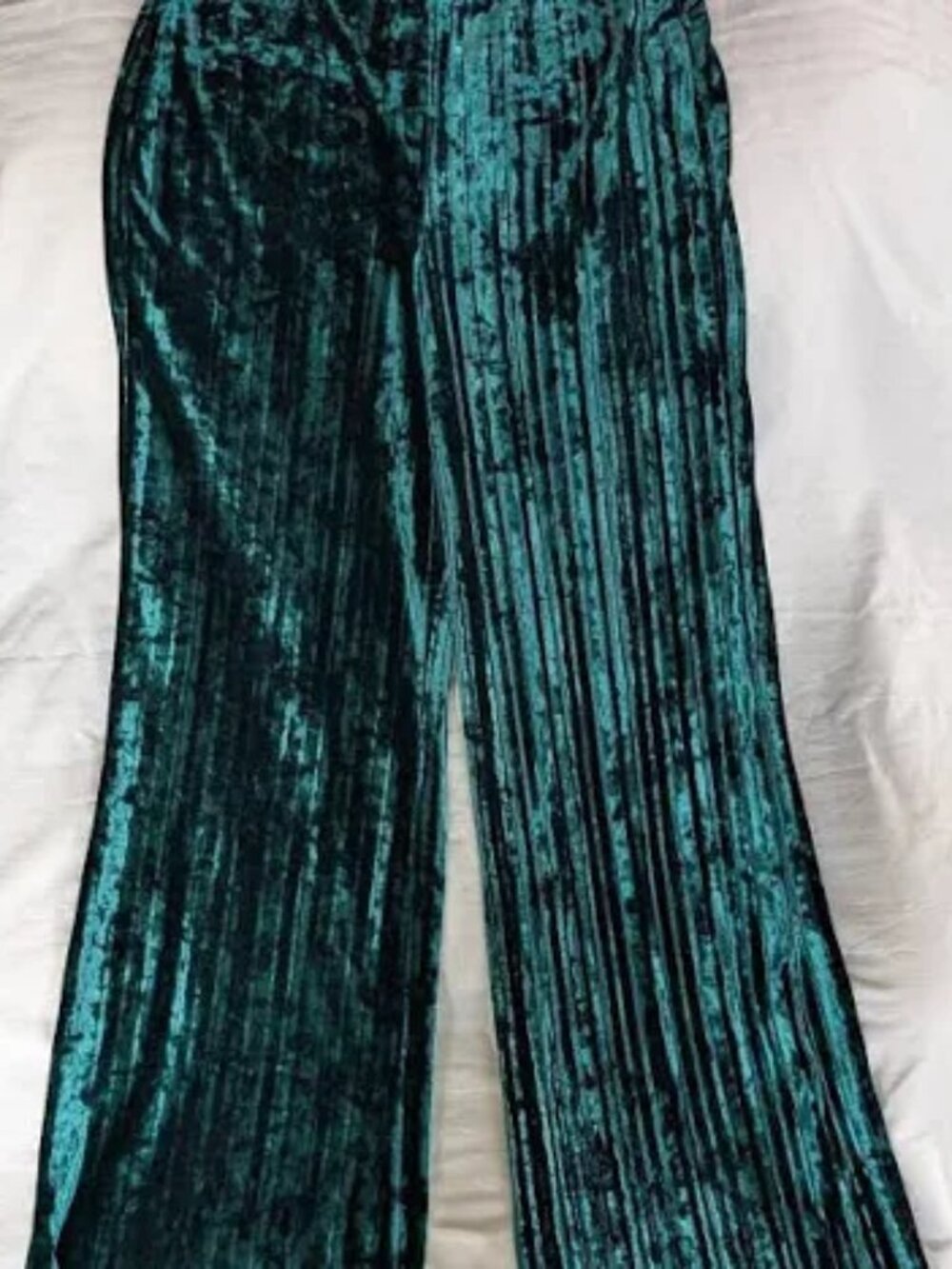 Rachel Zoe Velvet Pants Emerald Green